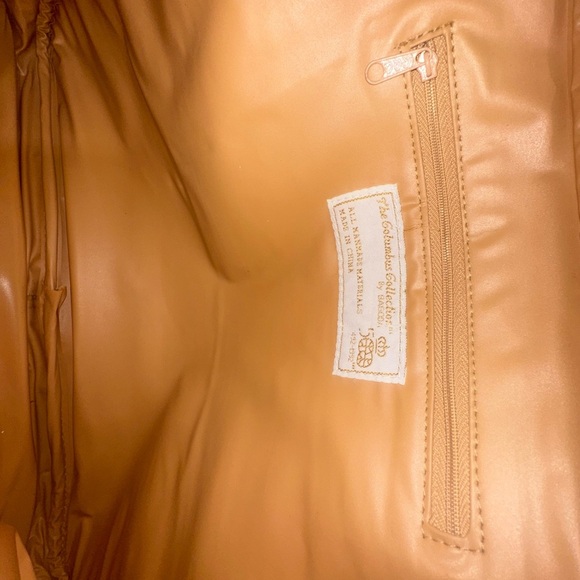 Vintage Map Print Travel Bag with Brown Accents - Picture 16 of 16